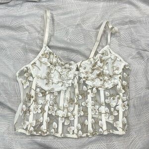 Mesh Corset with adjustable straps